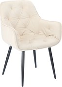 CH Jedálenská stolička Kelly - krémová