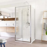 Mereo Mereo, Sprchový kút, LIMA, štvorec, 100x100x100x190 cm, chróm ALU, sklo Číre, MER-CK85733K