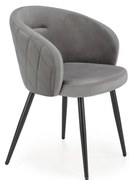 Jedálenská stolička CALMURE sivá