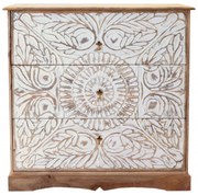 Komoda Sita 115x115x45 indický masív mango