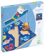 Puzz & Fish – drevená vkladačka a rybárska hra v jednom - Color