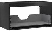 Mexen Box-A, závesná skrinka 90 cm, 1 zásuvka, čierna matná, 91AX0-0900-470-1-71