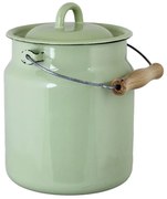 Zelená smaltovaná kanvica na mlieko Emil´s Enamel Green - Ø 16*22 cm / 3 L