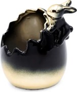 Veľkonočná dekorácia FIG 199 F čierna / zlatá (2 ks)