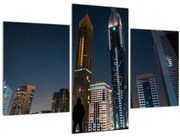 Obraz nočného mesta (90x60 cm)