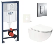 Závesný wc set do ľahkých stien / predstenová montáž Swiss Aqua Technologies Infinitio SIKOGRSIN11E