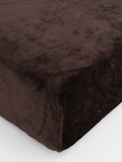 Plachta mikroplyš Deluxe 180 x 200 cm - tmavo hnedé