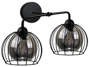 Nástenné svietidlo SOLO BLACK 2xE27/60W/230V