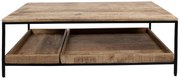 Drevený konferenčný stolík Renard - 110*55*40 cm