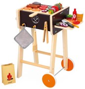 Drevený gril s doplnkami