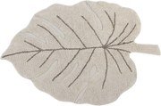Lorena Canals, Kusový koberec Monstera Natural, 120x180, béžová, obývacia izba