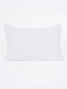 Obliečka na vankúš mikroplyš Exclusive 40 × 60 cm - Laura biela