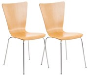 Stolička Aaron (SET 2 ks) - Natur / drevo