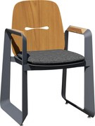 CH Záhradná hliníková stolička Thompson