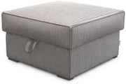 Béžový taburet SMART COSARO s úložným priestorom 65x65 cm