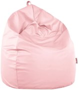 Sedací vak SAKO metalic ružový ekokoža