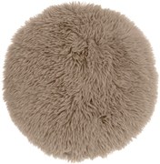 Okrúhly dekoračný vankúšik MATS 40 cm, taupe