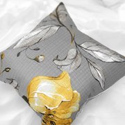 Polášek Krepový povlak na vankúš - Rozkvitnutý kvet | 40 x 40 cm