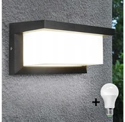 BOWI LED Vonkajšie svietidlo so žiarovkou so senzorom súmraku NEELY 1xE27/9W/230V IP54 LEDBW0296C