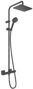 Hansgrohe Vernis Shape, Sprchový systém 230 1jet EcoSmart s termostatom, čierna matná, HAN-26097670