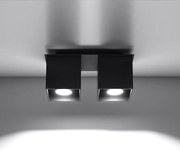 Stropná Lampa Dallas 2 BLACK A-063