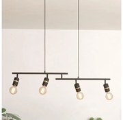 Eglo 900177 - Luster na lanku LURONE 4xE27/10W/230V