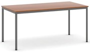 Jedálenský stôl, 160x80 cm, tmavo sivá podnož, čerešňa