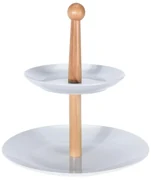 Porcelánový servírovací podnos Rebeca, 24x27 cm