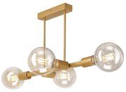 Luster na tyči ASTRID 4xE27/60W/230V zlatá