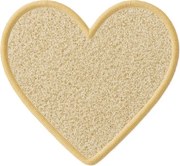 Kusový koberec Color shaggy béžový srdca, 120x120, béžová, obývacia izba, Vopi