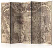 Artgeist Paraván - Room divider – Map ( Amerigo Vespucci ! )