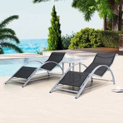 SET 2KS Relaxačných ležadiel a stola Avenberg DOLFINE