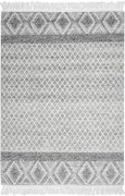 Koberec NICOLE CURTIS GEOMETRIC sivý / slonová kosť
