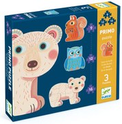 Prvé puzzle – V lese – 9, 12, 16 ks