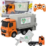 Double E Diaľkovo ovládané smetiarske auto Mercedes-Benz Antos RC 1:26