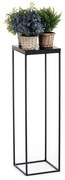 Kvetinový stojan CHARR 80 cm čierny
