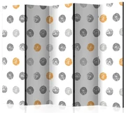 Artgeist Paraván - Round Stamps [Room Dividers]
