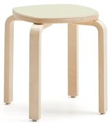 Detská stolička VIDE, laminát - zelená, výška 380 mm