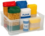 CURVER 2. akosť - Úložný box, rovná plastová debnička, stohovateľný AURORA - 44 x 35 x 16 (19L)