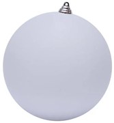 DECOLED Plastová guľa, 20 cm, biela, matná, v2