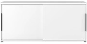 Biela skrinka s posuvnými dverami 160x74 cm Mailand – Germania
