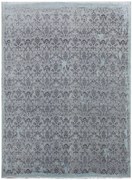 Diamond Carpets India, Ručne viazaný kusový koberec Diamond DC-M 5 Light grey / aqua, 180x275, modrá, chodba / predsieň