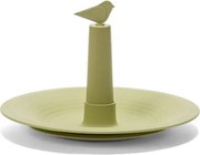 Plastia Napájadlo pre vtáky Finch, olivová