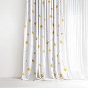 Goldea bavlnený záves - púpavy 140x150 cm