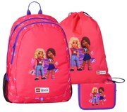 Lego Školská taška s príslušenstvom, 3-dielna súprava Friends, Nova a Aliya  (100376255)