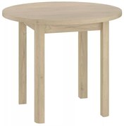 Okrúhly jedálenský stôl ADAM 80x80 cm, dekor dub Cremona Torro