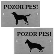 Označenie/ tabuľka Pozor pes! mix