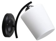 Nástenná lampa ESNYR 1xE27/40W/230V čierna/biela