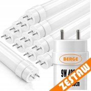 10x LED trubice 9W 900lm 60cm 4000K G13 T8 neutrálna farba