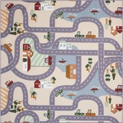 Vopi, Detský kusový koberec Scanroad 39 štvorec, 80x80, viacfarebná, detská izba